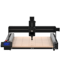 Offre Spéciale cnc deux arbres ttc 450 mini petit 2 en 1 cnc machine laser machine gravure cnc bois routeur coupe