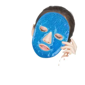 Отличная многоразовая ледяная маска для лица и Подогреваемая охлаждающая гелевая маска для льда