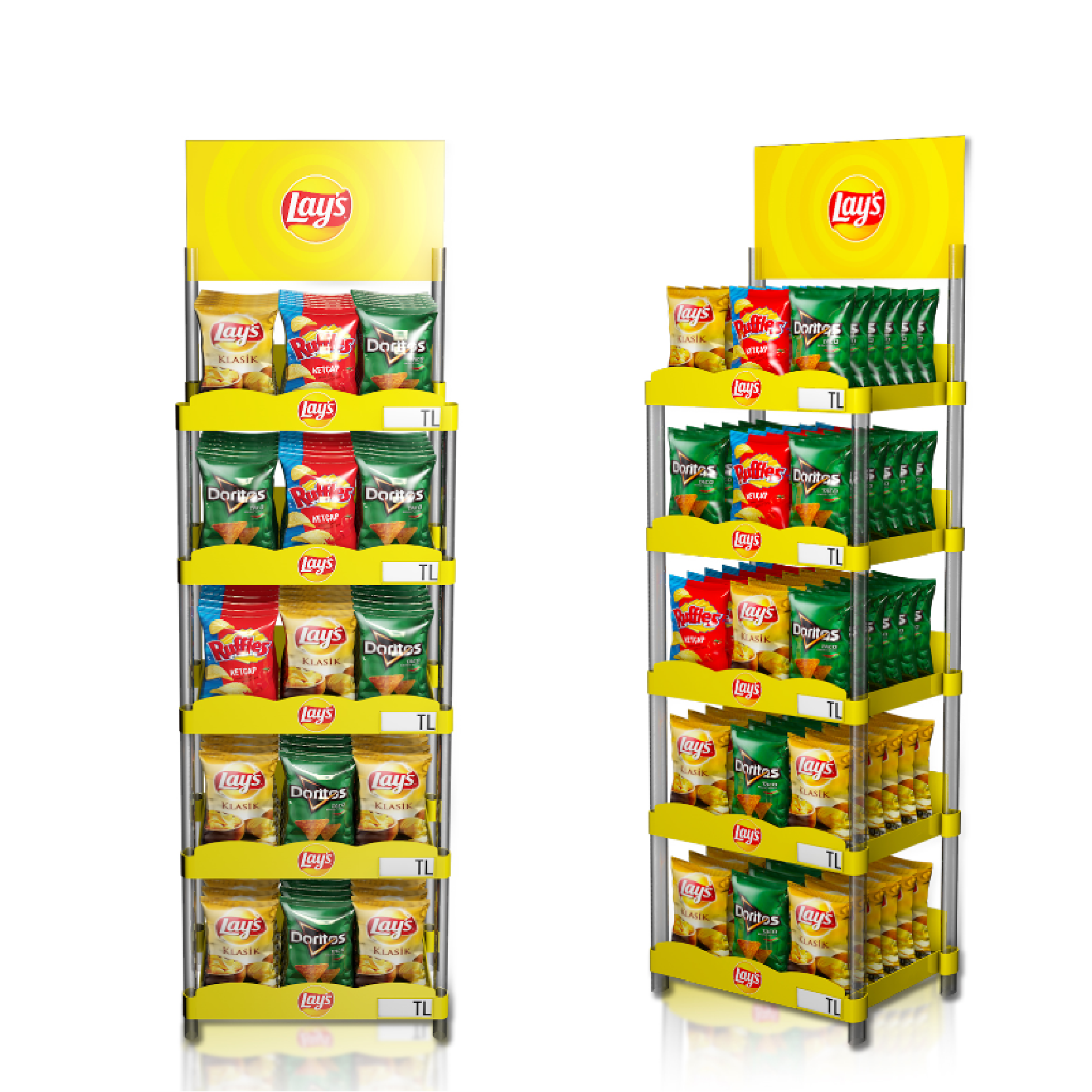 Supermarket Shelves Snack Food Display Stand Retail Store PVC Plsstic Wire Display Rack — view 2