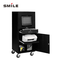 Armoires verticales métalliques personnalisées CHNSMILE OEM pour ordinateurs, étanches IP54, anti-poussière, mobiles, pour équipements de poste de travail, conformes ISO