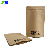 Sachets de thé en papier kraft biodégradables, 100 pièces, avec fermeture à glissière