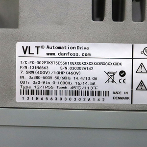 Variateur de fréquence AC 131N6563 VLT 2807, contrôleur de moteur, automatisation industrielle - Product Image 6