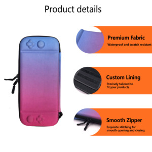 Factory Wholesale Custom <strong>Switch</strong> Protective <strong>Case</strong> Bag With Stand Accessories for Nintendo <strong>Switch</strong> <strong>Oled</strong> Eva Carrying <strong>Case</strong> - Product Image 2