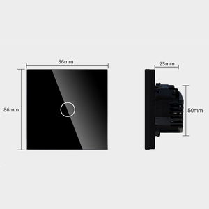 Interruptor de Pared Inteligente con Pantalla Táctil de Vidrio de 3.4 Pulgadas, Diseño Atractivo, Compatible con OEM, 3 Canales, Modelo TW-SC - Product Image 6
