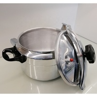Cuisinière à pression anti-explosion directement de l'usine avec plusieurs dispositifs de sécurité Cuisinière à pression en aluminium avec cuiseur vapeur