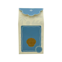 Boîte d'emballage pliable portable pour bonbons et chocolats, résistante à l'huile et à l'humidité, de qualité alimentaire