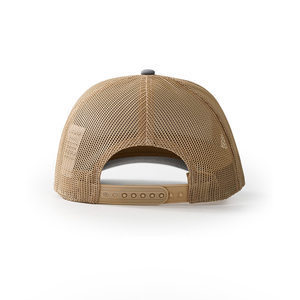 Venta al por mayor personalizado adulto 5 Panel parche Logo perfil bajo Gorras malla Snapback 112 gorra de camionero - Product Image 4