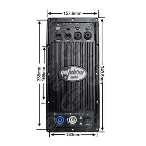 โมดูลแอมพลิฟายเออร์อลูมิเนียม 2 ทาง 800W+400W พร้อมแผ่นลำโพงระดับมืออาชีพ FIR คลาส D พร้อม DSP - Product Image 3