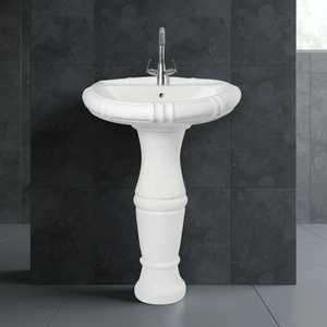 Lavabo de Pedestal de Cerámica Moderno, de Pie, en Oferta, Precio de Mayoreo en China - Product Image 2