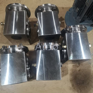 0.06KW-4KW IP69K Prueba de óxido AISI304 Acero inoxidable <span class=keywords><strong>NMRV</strong></span> 040 050 063 075 090 Caja de cambios helicoidal de ángulo recto - Product Image 4