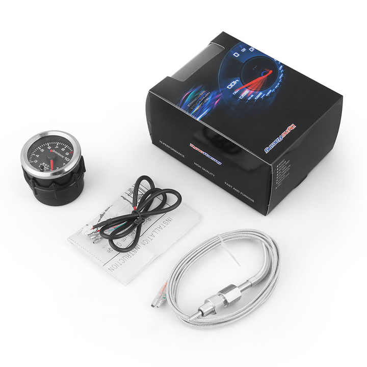 thumbnail image 2 of 52MM 2" CAR LED EXHAUST GAS TEMPERATURE TEMP EGT GAUGE METER POINTER Sensor 2 of 12