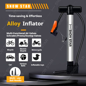 <span class=keywords><strong>Pompe</strong></span> <span class=keywords><strong>à</strong></span> air multifonctionnelle pour <span class=keywords><strong>vélo</strong></span> de montagne, <span class=keywords><strong>vélo</strong></span> de route et ballons - Product Image 1