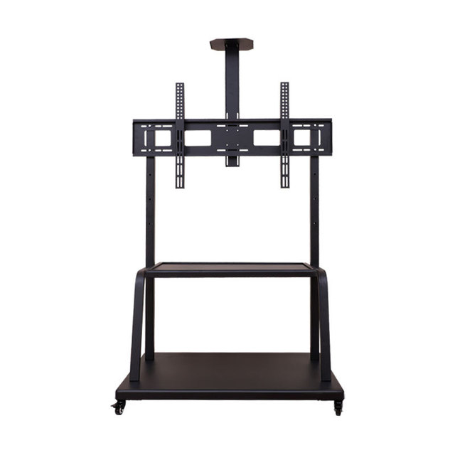 Universal LED LCD Flat Panel Screens TV Trolley Height Adjustable 32" to 75" Mobile TV Bracket Floor Stands Rolling Tv Carts