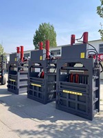 Presse à balles hydraulique automatique pour bouteilles en plastique/compacteur pour petites entreprises pour déchets de papier