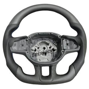 Volant <span class=keywords><strong>sport</strong></span> en cuir et fibre de carbone pour <span class=keywords><strong>Volvo</strong></span> XC40, S90, S60, V60, V90, S40, V40, XC60, XC90 - Product Image 2