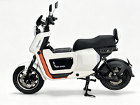 Moto électrique portable avec batterie amovible, scooter électrique pour la ville, double amortisseur arrière, vélo électrique pour les trajets quotidiens