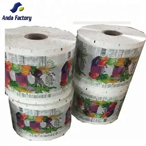 Пользовательские печатные лапши макаронные изделия пластиковая упаковочная пленка
