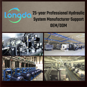 Vente directe d'usine LONGDA Pompe hydraulique à engrenages en alliage d'aluminium à 3 étages pour grue 60004298 Garantie d'un an Pompe haute pression - Product Image 4