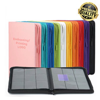 Album de collection de cartes à collectionner Premium Zip Trading Card Holder, pochettes double face, classeur de cartes à collectionner, classeur zippé 4/9/12 pochettes, classeur Vivid