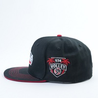Topi Snapback Bordir Logo Berkualitas Tinggi Custom 6-Panel Bahan Katun  Pesta Outdoor Hip Hop Fashion Unisex Dewasa