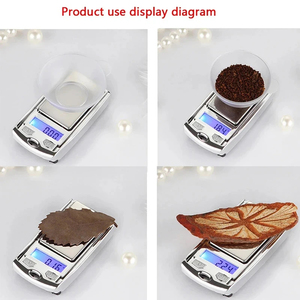 Mini balance électronique numérique de poche 100g/200g, style clé, portable, avec écran LCD rétroéclairé pour Je - Product Image 5