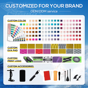 Dropshipping OEM Tabla de Paddle <span class=keywords><strong>Surf</strong></span> Hinchable Rosa de 10'6" para Stand Up Paddle (SUP) y <span class=keywords><strong>Surf</strong></span> - Product Image 5