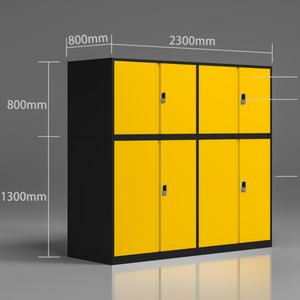 Gabinete de almacenamiento de espacio de estacionamiento de Metal resistente Cerradura electrónica y de combinación Casillero de cochera <span class=keywords><strong>para</strong></span> taller Garaje de sótano - Product Image 6