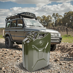 <span class=keywords><strong>Bidon</strong></span> métallique robuste de 5l, 10l, <span class=keywords><strong>20l</strong></span> pour voiture, réservoir de carburant portable, <span class=keywords><strong>bidon</strong></span> d'<span class=keywords><strong>essence</strong></span> avec bec flexible - Product Image 2