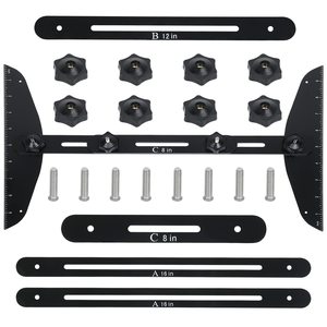 Maschera per scale in metallo solido facile da usare che misura accuratamente <span class=keywords><strong>l</strong></span>'<span class=keywords><strong>angolo</strong></span> e la lunghezza dello strumento del modello del battistrada della scala - Product Image 3
