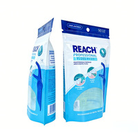 Sachet Doypack Personnalisé en Plastique avec Fermeture Ziplock, Capacités 500g, 1kg, 2kg, 5kg, avec Fenêtre Transparente Irrégulière