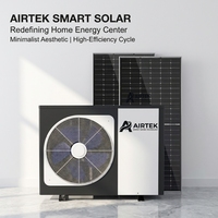 Bomba de Calor Solar OEM 10kw 20kw ERP A+++ Wifi, Calefacción y Refrigeración, Bomba de Calor Monobloque Aire-Agua Fotovoltaica