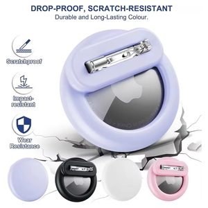 Pour Apple Airtag Kids Hidden Case Tracker Holder avec broche invisible, anti-perte, pour enfants, personnes âgées, bagages, vêtements - Product Image 3