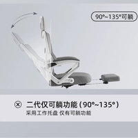 Chaise de bureau ergonomique respirante à dossier en maille ouverte avec appui-tête réglable et accoudoirs rabattables, siège pivotant à hauteur réglable