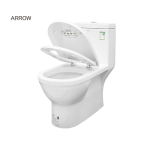 โถสุขภัณฑ์แบบชิ้นเดียวทรงสี่เหลี่ยม ยี่ห้อ ARROW รุ่น Modern Square ระบบ Dual-Flush แบบตั้งพื้น ผลิตจากเซรามิก พร้อมระบบ Wash Down - Product Image 2