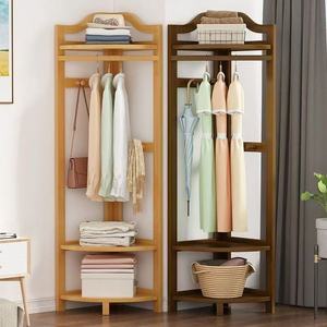 Floor-standing <b>clothes</b> <b>rack</b>, suitable for home, bedroom, and corner storage. - Product Image 3