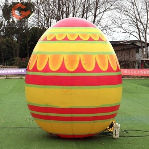Huevos de Pascua Inflables Gigantes de Colores Pastel, Globo Inflable de Huevo de Pascua para Promoción de Eventos, Suministros para Festivales - Product Image 1