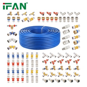 IFAN Vente en gros Raccord de plomberie en laiton de haute qualité, Raccord à sertir PEX, <span class=keywords><strong>Coude</strong></span> réducteur PN25, Raccord à sertir en laiton - Product Image 6