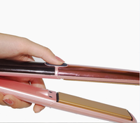 Nouvel Arrivage Lisseur Professionnel Électrique à Ions MCH Rapides en Aluminium et Céramique avec LED, Marque Privée Personnalisée