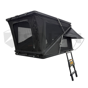 เต็นท์หลังคารถ SNDN รุ่น SD10 ขายดี ผลิตตามแบบ OEM ขนาดใหญ่ โครงอะลูมิเนียมแข็งแรง รูปทรงตัว Z สำหรับตั้งแคมป์กลางแจ้ง เปิดอัตโนมัติรวดเร็ว - Product Image 3