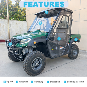 Véhicule tout-terrain électrique automatique 4x4/2x4 Kingwoo RUE725 de haute qualité, 2 places, capacité de charge de 300-400 kg, certifié CEE - Product Image 3