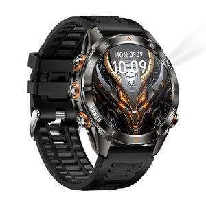 นาฬิกาอัจฉริยะไฟฉาย KT80แสง UV, โทรอัจฉริยะโหมดการเคลื่อนไหวหลายจุด515mAh 3ATM นาฬิกาอัจฉริยะกันน้ำกลางแจ้ง - Product Image 2