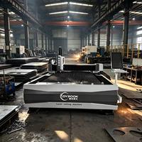 Machine de découpe laser à fibre à plateforme unique HOYSOOK 3015 pour tôles d'aluminium et d'acier au carbone – Prix usine