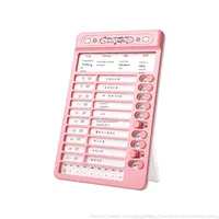 Tableau de planification quotidienne multifonctionnel pour enfants avec cartes de récompense, idéal pour les vacances d'été et l'organisation à domicile des élèves