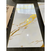 Panneau Mural Flexible Moderne 1200 X 2400, Plaque UV, Feuille de Marbre PVC Décorative, Imperméable et Ignifuge, Revêtement Mural