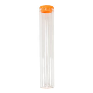 Tubes en verre transparent écologiques 125 mm avec bouchon en silicone, sans BPA, pour emballage alimentaire (conserves) - Product Image 5