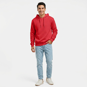 Sweat-shirt à capuche pour homme, mode décontractée d'hiver, manches longues, streetwear, impression de logo personnalisée, sweat-shirt à capuche uni pour homme - Product Image 1