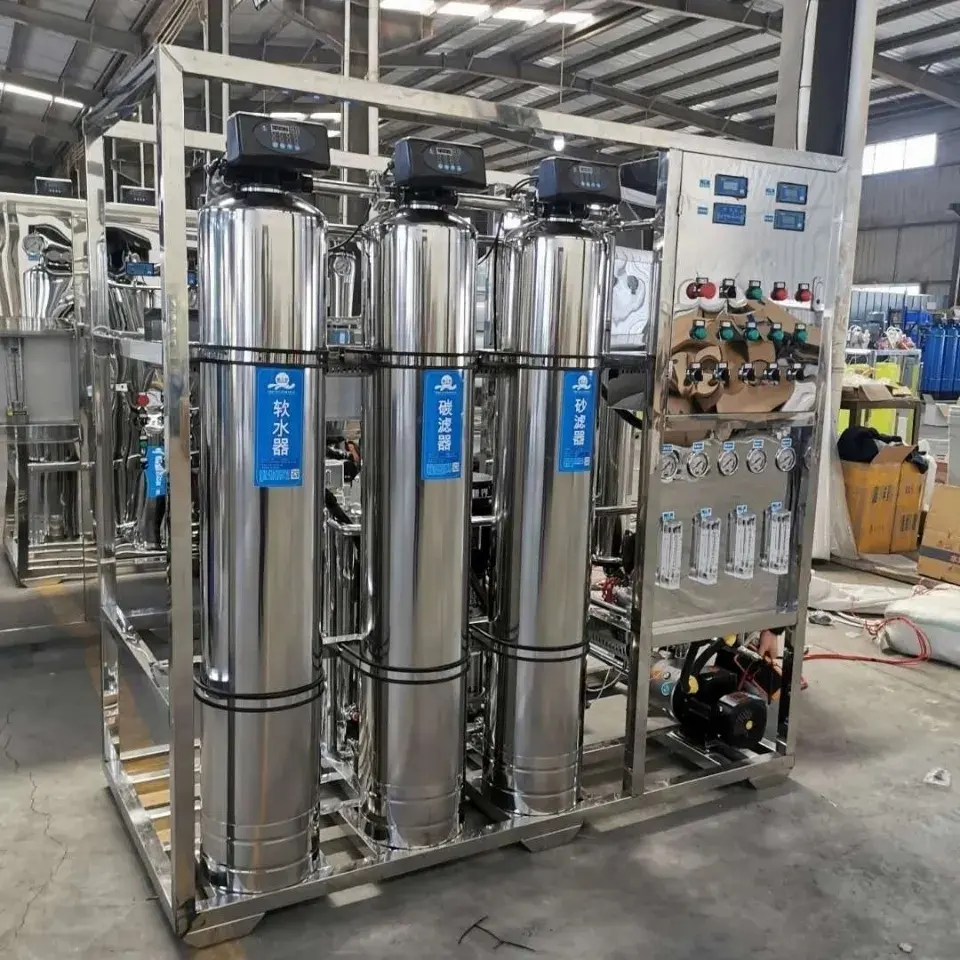 500L/Uur 1000L/Uur Water Purerificater Osmoseurs 5 Tapes Ro Water System Omgekeerde Osmose Systeem Zeewater Ontzilting plant