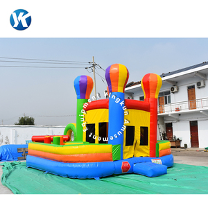Château gonflable à thème ballon Yingkun, lit de saut intérieur pour enfants, toboggan gonflable, lit de saut, garantie 3 ans - Product Image 3