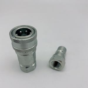 Acoplador rápido de alta presión Acoplamiento rápido hidráulico de acero inoxidable 1/2 "Tipo de bola Acoplador rápido hidráulico macho hembra - Product Image 6