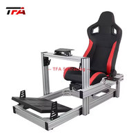 Simulador de Conducción DIY Direct Drive Motion 8040 8080, Asiento de Aluminio Metálico, Plataforma Completa para Simulación de Carreras